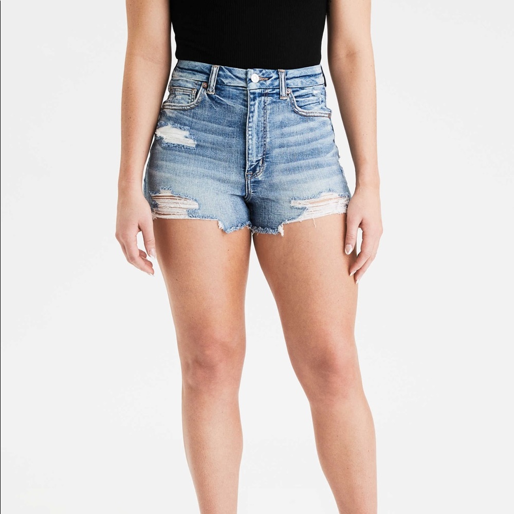 AE Curvy Super Hi-Rise Shortie Short